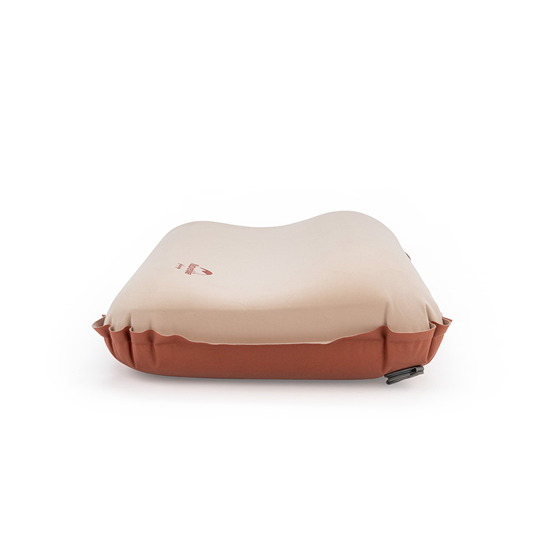 Naturehike samonafukovací anatomický polštářek 320g - krémový/cihlový